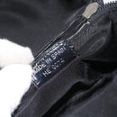 Christian Dior Trotter Canvas Vanity Pouch Black Silver Auth bs25322-11