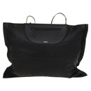 BURBERRY Shoulder Bag Leather Black Gold Auth bs25324-13