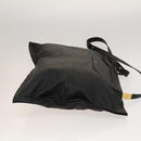 BURBERRY Shoulder Bag Leather Black Gold Auth bs25324-3