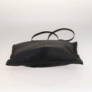 BURBERRY Shoulder Bag Leather Black Gold Auth bs25324-5