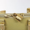 LOUIS VUITTON Monogram Vernis Alma PM Hand Bag Broncorail M91445 LV Auth bs25326-16