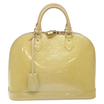 LOUIS VUITTON Monogram Vernis Alma PM Hand Bag Broncorail M91445 LV Auth bs25326 - 0