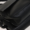 LOUIS VUITTON Naxos Stelios Shoulder Bag Leather Black M94205 LV Auth bs25333-16