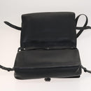 LOUIS VUITTON Naxos Stelios Shoulder Bag Leather Black M94205 LV Auth bs25333-18