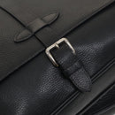 LOUIS VUITTON Naxos Stelios Shoulder Bag Leather Black M94205 LV Auth bs25333-19