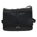 LOUIS VUITTON Naxos Stelios Shoulder Bag Leather Black M94205 LV Auth bs25333-13