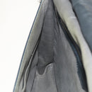 LOUIS VUITTON Naxos Stelios Shoulder Bag Leather Black M94205 LV Auth bs25333-23