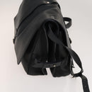 LOUIS VUITTON Naxos Stelios Shoulder Bag Leather Black M94205 LV Auth bs25333-3