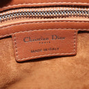 Christian Dior D FENCE Shoulder Bag Leather Brown Auth bs25342-17