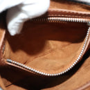 Christian Dior D FENCE Shoulder Bag Leather Brown Auth bs25342-11