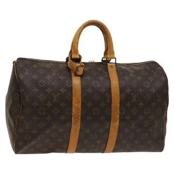 LOUIS VUITTON Monogram Keepall 45 Boston Bag M41428 LV Auth bs25353