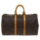 LOUIS VUITTON Monogram Keepall 45 Boston Bag M41428 LV Auth bs25353-2