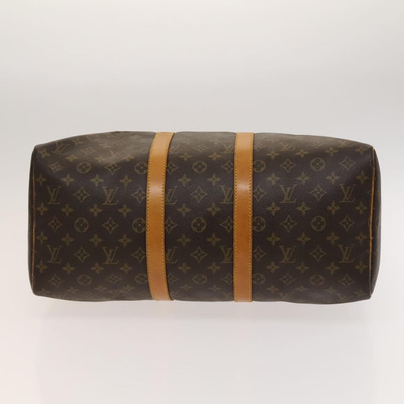 LOUIS VUITTON Monogram Keepall 45 Boston Bag M41428 LV Auth bs25353