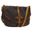 LOUIS VUITTON Monogram Saumur 30 Shoulder Bag M42256 LV Auth bs25355-1