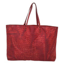 BOTTEGA VENETA Tote Bag Nylon Red Auth bs25362-2