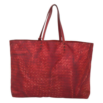 BOTTEGA VENETA Tote Bag Nylon Red Auth bs25362 - 0