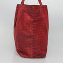 BOTTEGA VENETA Tote Bag Nylon Red Auth bs25362-4