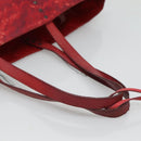 BOTTEGA VENETA Tote Bag Nylon Red Auth bs25362-7