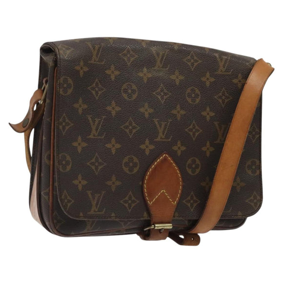 LOUIS VUITTON Monogram Cartouchiere GM Shoulder Bag M51252 LV Auth bs25368