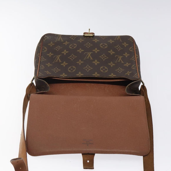 LOUIS VUITTON Monogram Cartouchiere GM Shoulder Bag M51252 LV Auth bs25368