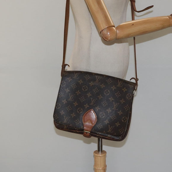 LOUIS VUITTON Monogram Cartouchiere GM Shoulder Bag M51252 LV Auth bs25368