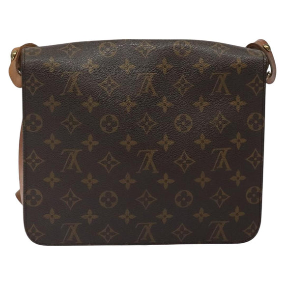 LOUIS VUITTON Monogram Cartouchiere GM Shoulder Bag M51252 LV Auth bs25368