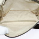 GUCCI GG Supreme Shoulder Bag PVC Beige Gold 223666 Auth bs25373-16