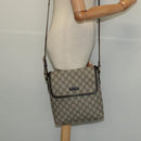 GUCCI GG Supreme Shoulder Bag PVC Beige Gold 223666 Auth bs25373-21