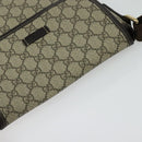GUCCI GG Supreme Shoulder Bag PVC Beige Gold 223666 Auth bs25373-6