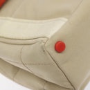 CHANEL Hand Bag Canvas Beige CC Auth bs25378-14