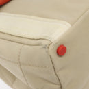 CHANEL Hand Bag Canvas Beige CC Auth bs25378-16