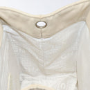 CHANEL Hand Bag Canvas Beige CC Auth bs25378-19