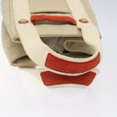 CHANEL Hand Bag Canvas Beige CC Auth bs25378-7