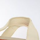 CHANEL Hand Bag Canvas Beige CC Auth bs25378-8