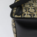 Salvatore Ferragamo Gancini Backpack PVC Leather Beige Gold Auth bs25390-12