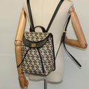 Salvatore Ferragamo Gancini Backpack PVC Leather Beige Gold Auth bs25390-22