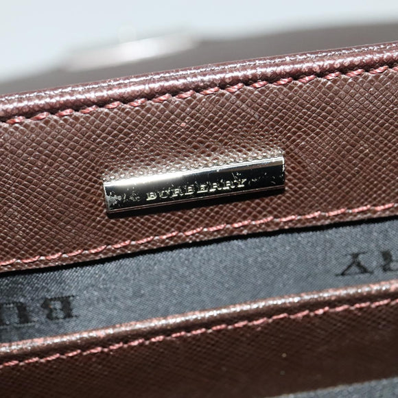 BURBERRY Business Bag Leather Brown Auth bs25430
