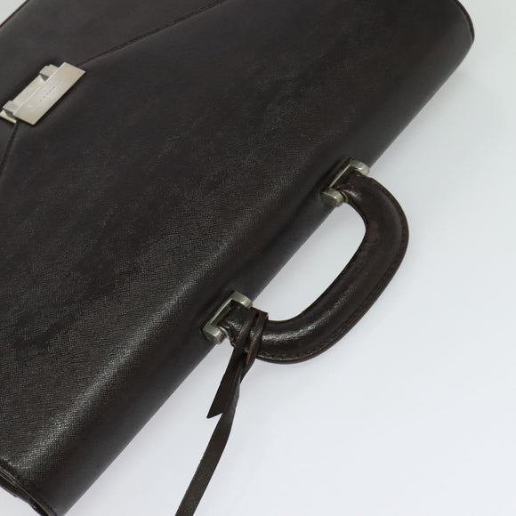 BURBERRY Business Bag Leather Brown Auth bs25430