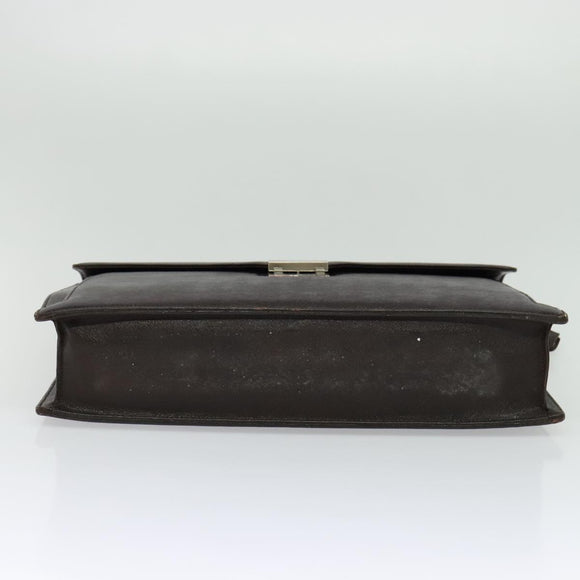 BURBERRY Business Bag Leather Brown Auth bs25430