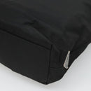 PRADA Chain Shoulder Bag Nylon Black Auth bs25437-15