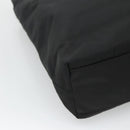 PRADA Chain Shoulder Bag Nylon Black Auth bs25437-16