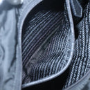 PRADA Chain Shoulder Bag Nylon Black Auth bs25437-21