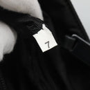PRADA Chain Shoulder Bag Nylon Black Auth bs25437-12