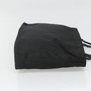 PRADA Chain Shoulder Bag Nylon Black Auth bs25437-4