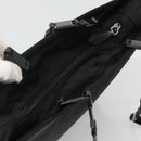 PRADA Chain Shoulder Bag Nylon Black Auth bs25437-6