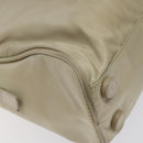 PRADA Shoulder Bag Nylon Beige Auth bs25438-16