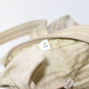 PRADA Shoulder Bag Nylon Beige Auth bs25438-12