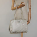 PRADA Shoulder Bag Nylon Beige Auth bs25438-24