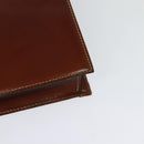 BALLY Shoulder Bag Leather Brown Auth bs25440-16