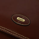 BALLY Shoulder Bag Leather Brown Auth bs25440-17